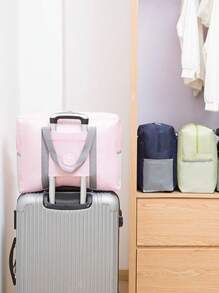 1个可折叠旅行包，男女通用收纳包，便携手提包，大容量行李包，多功能旅行配件。便携式多功能飞机旅行包 - 轻松收纳衣物、数码产品和洗漱用品 - 适用于印有标语的行李箱、旅行收纳包、便携式鞋子、洗漱用品和洗衣袋。 - 彩色 - 查看 9