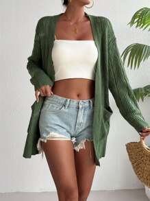 New Fashion Elegant Casual Ladies Knitted Cardigan