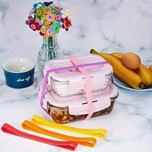 Extra Large Silicone Elastic Rubber Wrapped Straps With Enhanced Grip - Versatile For Kitchen Accessories, Notebooks, Office, Outdoor Equipment, And Gift Packaging Flexible, And Easy To Use Home Appliances Accessories Gadgets Tools Christmas Stuff Cooking Christmas - Mixed Color - View 4