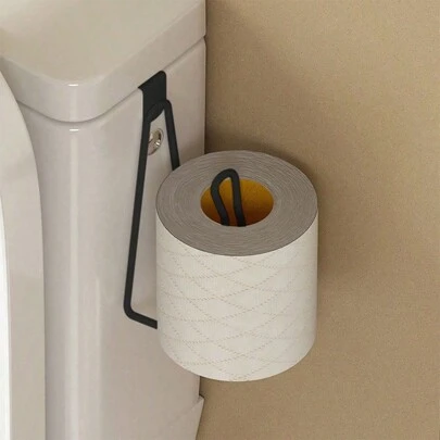 1 pieza Soporte de papel higiénico montado en la pared, dispensador de rollo de papel higiénico de baño, organizador de toallas de papel sin perforación para puerta de armario de cocina, regalos navideños, decoraciones de mesa navideña, decoración navideña para dormitorio, accesorios de cocina, utensilios de cocina, organizador de cocina, viajes, vacaciones, soporte para caja de pañuelos, soporte para servilletas, reunión familiar festiva, para cocina, comedor, decoración del hogar, accesorios decorativos, caja decorativa, regalo de boda para mujer, imprescindible para viajes de verano y vacaciones festivas