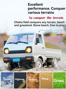 遥控车 1/16 遥控漂移车 RTR 遥控车 Kei Truck 赛道越野漂移 2.4G 带比例油门转向 130 马达后驱 爱好玩具，便宜物品 最便宜的物品非常适合初学者、男士礼物和青少年万圣节装饰品 - 彩色 - 查看 3