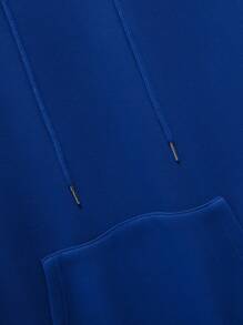 Custom Men Plus Size Hooded Sweatshirt - Add Your Own Text And Images (Family Photo/Selfie/Pet Photo/Friend Photo)To Design Your Personalized Printed Sweatshirt, Men Tops ,Fall Tops ,Blue Top,Custom Top,Custom Sweatshirt,Winter,Personalized Custom , Long Sleeve,The Best Gift, Wind-Proof,Warming - Blue - View 5