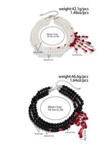 1 pièce Collier multicouche de perle de culture factice avec charme de style gothique en cristal artificiel et franges, bijoux de mode glamour pour femmes, port quotidien ou décoration de fête, cadeau de vacances