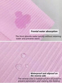 20 pièces Nappes de manucure jetables imperméables, anti-huile et anti-transpiration, tampons de table de manucure pliables pour le nettoyage, bavoirs dentaires pour la pratique en salon, la manucure, le dentiste ou l'usage médical et fournitures de couverture de table de manucure