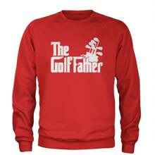 The Golf Father Golfing Dad  Adult Crewneck Sweatshirt