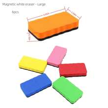 1 caixa magnética para armazenamento de canetas em quadro branco, suporte para giz de escrita, compartimento ajustável para canetas magnéticas, adequada para geladeira, suporte para controle remoto, escritório, casa, cozinha, escola, armário de armazenamento para geladeira, uso multifuncional, vários estilos, várias cores