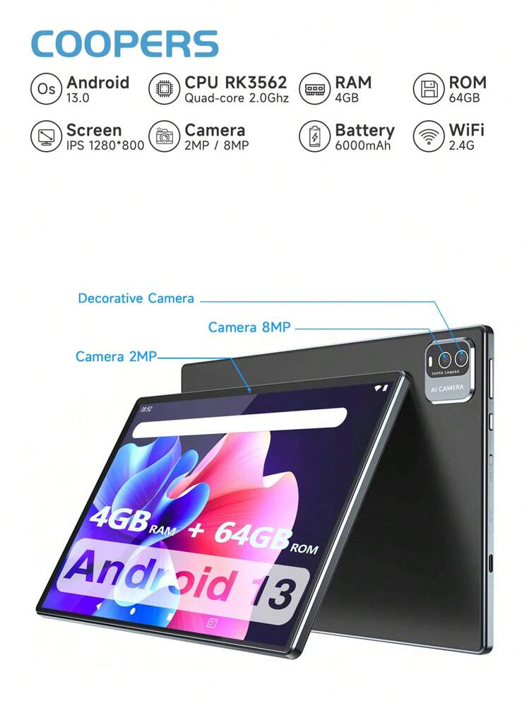 PEICHENG CP20 Pro WiFi タブレット 10.1インチ S49cbdfff9d504b3bbc65882a38d0b