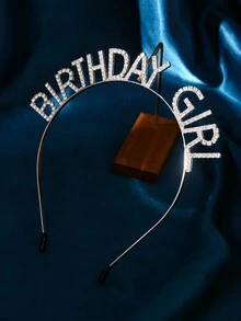 1 pieza Corona de cumpleaños de moda y única para niñas, tocado para fiesta de cumpleaños - Multicolor - Ver 4