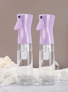 发胶瓶超细连续水喷雾器用于美发，1 件或 2 件 300 毫升（10.1 盎司）透明可重复使用连续发用植物喷雾瓶喷雾瓶清洁、植物、餐厅面部保湿、卷发造型产品植物理发师喷雾瓶- - 彩色 - 查看 17