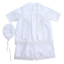 Christening Suit TB-207 - White - View 4