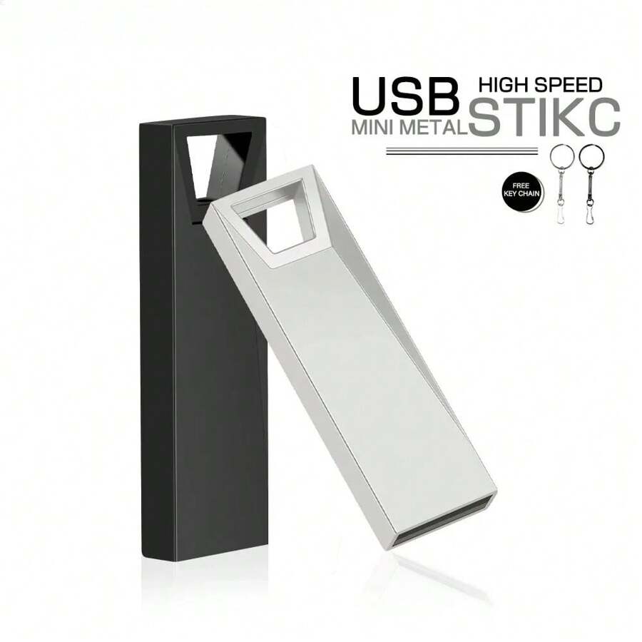 Mini Pen Drive 64GB 128GB High Speed USB Flash Drives 16GB 32GB Black