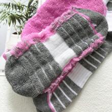 1 Pair/2 Pairs Unisex Thick Thermal Ski Socks, Breathable & Warm, Suitable For Winter Skiing, Ice Skating, Hiking And Other Outdoor Sports