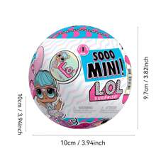 L.O.L.SURPRISE! LAUGH OUT LOUD. Surprinde! Sooo Mini păpușă de colecție cu 8 surprize și mini mingi - cadou grozav pentru fete cu vârsta peste 3 ani - multicolor - Vizualizare 7