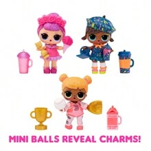 L.O.L.SURPRISE! LAUGH OUT LOUD. Surprinde! Sooo Mini păpușă de colecție cu 8 surprize și mini mingi - cadou grozav pentru fete cu vârsta peste 3 ani - multicolor - Vizualizare 5