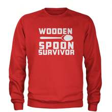 Wooden Spoon Survivor  Adult Crewneck Sweatshirt