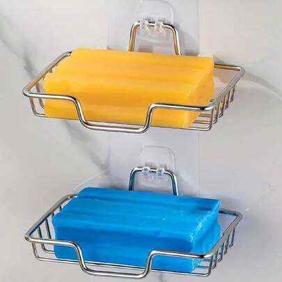1 khay đựng xà phòng treo tường bằng thép không gỉ, giá đựng xà phòng phòng tắm, khay đựng xà phòng có nắp đậy, chống gỉ và chống thấm nước, trang trí nhà cửa, trang trí mùa thu, trang trí mùa tựu trường.