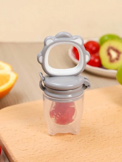Baby Fruit & Vegetable Teether Chew Bag, Silicone Pacifier Pouch, Chewing Teether, Feeding Silicone Mesh Bag, Baby  Sealed Chewing Toy
