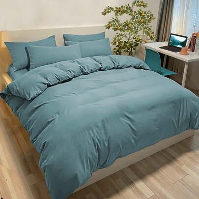  Set Copripiumino in Microfibra di Alta Qualità (2/3 Pezzo)|Disponibile per Letto Matrimoniale, Singolo e una Piazza e Mezza|Morbido, Confortevole, Ipoallergenico|Facile da Lavare e Adatto a Tutte le Stagioni|Con Mezza Federa|Perfetto per Casa, Hotel, Ospiti|Adatto per Adulti e Bambini