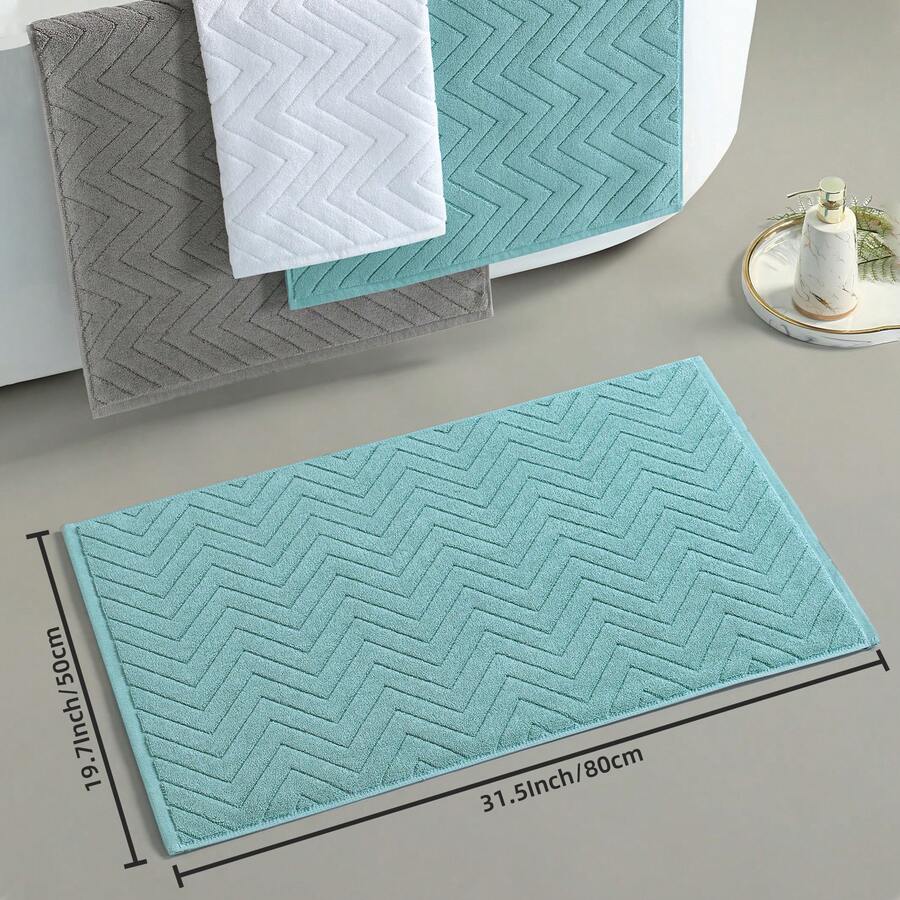 5Star Hotel Grade Bath Mat, AntiSlip Bathroom Rug, Thick Absorbent