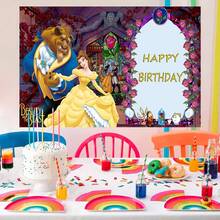 1 pieza - Paño de fondo para decoración de mesa de pastel de fiesta de cumpleaños de princesa, la decoración perfecta para el fondo de la pared de la sala de fiesta de cumpleaños, fondos de fotomatón, 82.7*59.1/59.1*39.4/39.4*29.5 pulgadas, Navidad - Multicolor - Ver 4