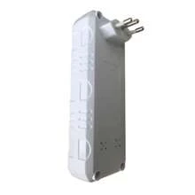 BENJAMIN LINE FILTER ADAPTER WITH 3 SOCKETS 2 USB 1 TYPE C Cellphone Bivolt 10A T - trắng - Xem 5