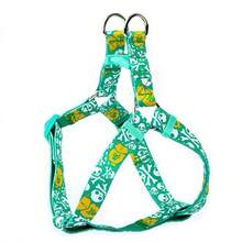 1 Pc Dog Harness For Large Dogs Soft Adjustable Skull Printed Pet Harness For Small And Medium Dogs Chest Vest Strap Suitable Halloween - Blue - View 6