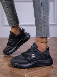 2024 neue Design Schnür Lässig Schuhe, flache rutschfeste hochelastische Popcorn Sohle, Pendler & Retro Stil, Outdoor Wandern, ultra weiche Sohle, Wander Lässig Schuhe
