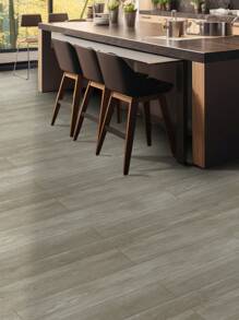1 Piece Retro & Thickened & Matte Surface Effect Beige Wood Grain Texture Anti-Slip Waterproof Abrasion Resistant Floor Tile Sticker For Home Decoration, Stickers, Wall Decal, Vinly Decal For Home Decorations, Spring Decoration Items Refesh Your Home, Rama Decoration Stickers Gifts Birthday Graduation