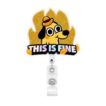 医疗系列亚克力闪光心形药瓶，卷轴伸缩徽章卷轴，狗牌夹，送给护士和医生的礼物 - 彩色 - 查看 13