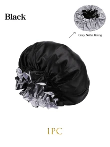1 mũ trùm đầu bằng vải satin hai lớp có thể điều chỉnh, mũ trùm đầu bằng lụa satin thoáng khí khi ngủ, mũ trùm đầu băng đô rộng cho tóc dài, tóc xoăn, mũ trùm đầu có dây thun mềm, trở lại trường, vật dụng thiết yếu khi đi du lịch, phụ kiện tóc cho phụ nữ, tóc, thợ cắt tóc, dụng cụ làm tóc, sản phẩm chăm sóc tóc, du lịch, đồ dùng cho tóc, thiết bị làm tóc, phụ kiện, tiệm cắt tóc - Nhiều màu - Xem 17