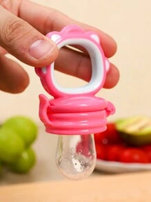 Baby Fruit Bite Toy, Vegetable Bite Bag, Baby Pacifier Bag, Silicone Teething Feeder, Fruit Feeder, Silicone Mesh Bag, Baby Feeding Utensils, Sealed Plastic Bag