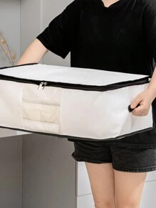 1 pièce/3 pièces Nouveau sac de rangement de couette en tissu, sac de tri de vêtements et de couette de grande capacité, sac d'emballage pour le déménagement étanche à la poussière et à l'humidité, 3 tailles au choix. Pour le rangement dans la chambre, l'organisateur, la maison. Pour chemise blanche pour femme, pantalon noir pour femme, vêtements d'hiver pour femme, robe, vêtements d'hiver pour femme, robes élégantes pour femme, chemise blanche pour femme, manches longues, combinaison blanche pour femme, robes de printemps pour femme, tenues de printemps pour femme, printemps, vêtements de printemps, minimaliste, rangement de hauts d'été