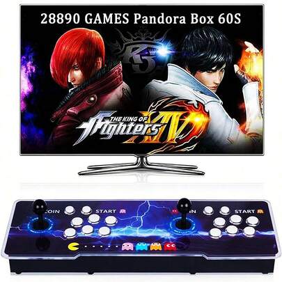 Consola Tablero de 500+ Juegos 1 Caja de Juegos Retro Maquina Multijugador Alta resolución Full Perfecta emulación de Arcade HD