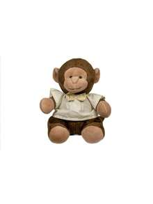 Plush Monkey Jungle  Children's Room Boy 18 Cm - For Niches And Decorations - 米色格紋 - 查看 1
