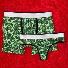 Duo de pareja ropa interior. - verde menta - Ver 1