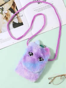 Ví đựng thẻ hình kỳ lân sang trọng có dây đeo màu nhuộm ngẫu nhiên, túi xách trẻ em, quà tặng Giáng sinh - Nhiều màu - Xem 9