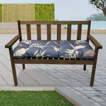 Outdoor Bench Cushion 51"X20" Waterproof Patio Chair Pad Swing Seat Replacement Cushion For Garden Patio Furniture Lounger Bench - 灰色的葉子 - 查看 9
