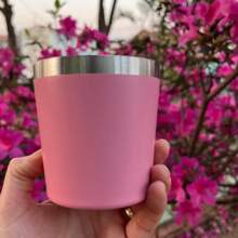 Stainless Steel Thermal Cup 240ml Hot/Cold Ideal For Tea Juices Tereré Mate - 粉色 - 查看 1
