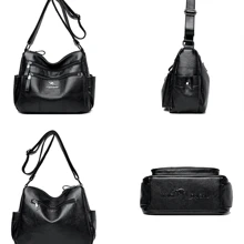 Women's Luxury Crossbody Shoulder Bag - Đỏ - Xem 5