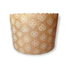 Printed Panettone Paper Mold 500g With 100 Units - Mocha Brown - View 2