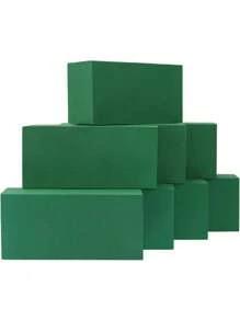 1 件/2 件鲜花泡沫块，鲜花泡沫圆碗 DIY 插花套件绿色湿干花泡沫植物泡沫用于新鲜和人造花卉插花 DIY 工艺品，秋季万圣节感恩节圣诞节装饰，生日婚礼办公室花园派对装饰 - 花泥 - 查看 12