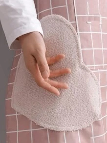 1PC Water And Oil Resistant Bib Apron With Hand Towel Pocket For Cooking And Baking Suitable For Home Cleaning, Kitchen Cleaning, Stain Resistant, Water Resistant - Multicolor - View 2