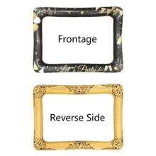 1pc Inflatable Gold Photo Frame, 60 X 80 Cm, Funny Inflatable Toy Suitable For Party And Gathering