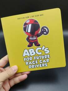 Thẻ học chữ cái ABC dành cho những tay đua xe tương lai Quà tặng sinh nhật – Chất liệu bìa cứng – Thẻ chữ cái giáo dục với chủ đề ô tô Nhật ký Quà tặng Halloween Quà tặng Giáng sinh - Nhiều màu - Xem 8