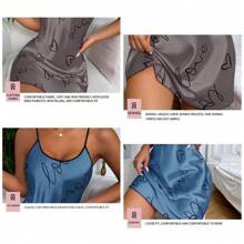 Backless Halter Dress - Blue - View 4