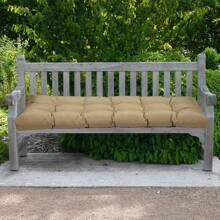 Outdoor Bench Cushion 51"X20" Waterproof Patio Chair Pad Swing Seat Replacement Cushion For Garden Patio Furniture Lounger Bench - 卡其色 - 查看 2