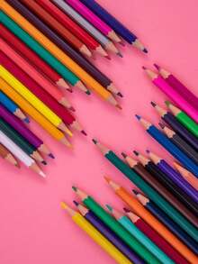 Kolorowe kredki na bazie oleju, 12/18/24 kolory, zestaw pudełkowy do rysowania i kolorowania - Zobacz 3