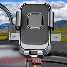 Universal Motorcycle, Bicycle, Escooter Phone Holder - Anti-Shake, For Navigation, Delivery Riding - Multicolor - View 5