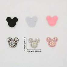 20pcs Rhinestone Applique Flower Patch Patches Suitable For Bags Hats Clothes DIY Accessories Decoration Hand Sewn