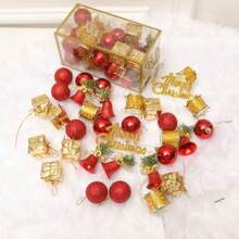 20 Pcs 4cm Small Christmas Tree Hanging Ornaments. - Multicolor - View 1